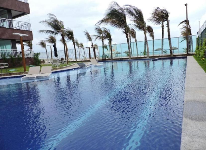 אקווירז Apto Vista Mar E Pe Na Areia No Beach Way A 300M Do Beach Park מראה חיצוני תמונה